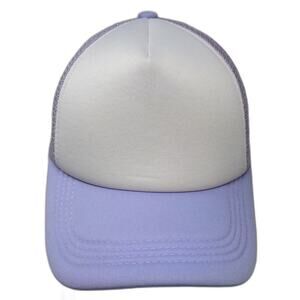 Hobby Lobby Trucker Hat Purple White OS Snapback Blank Foam Mesh Adjustable Hat